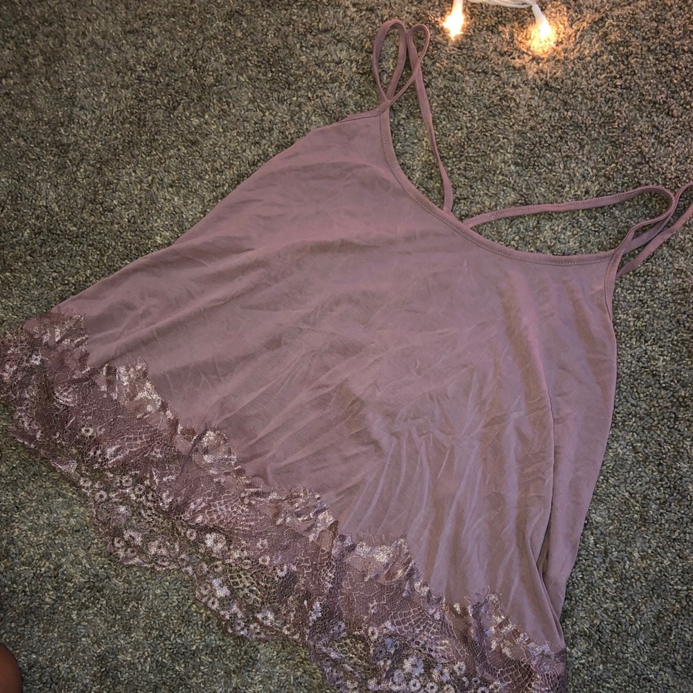 Purple tank top